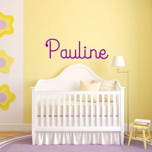 Wall sticker customisable name school majestic
