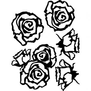 Muursticker rozen