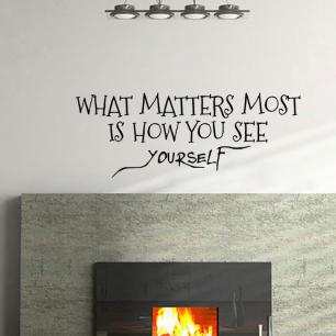 Wall decal See yourself