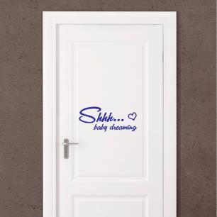 Wall decal Shhh...Baby dreaming