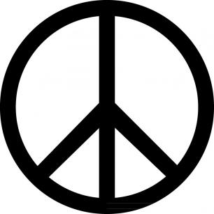 Logo della pace Hippie