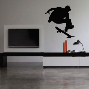 Wall decal Figure young Skater