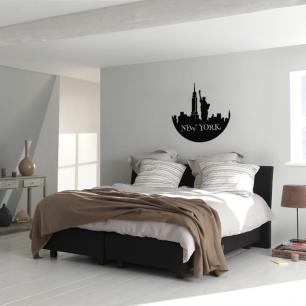 Wall decal Silhouette New-York