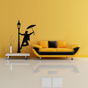 Wall decal Singing in the rain
