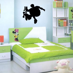 Wall decal Skater with Helmet
