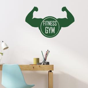 Wall decal sport fitness gym