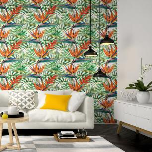 Wall decal tropical tapestry Angol