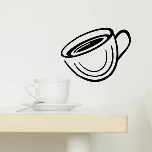 Sticker tasse à café