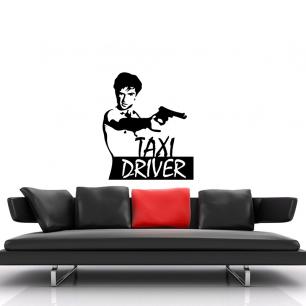 Muursticker Taxi driver