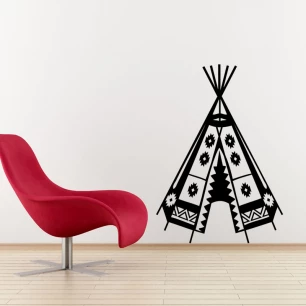 Wall decal Indian tent