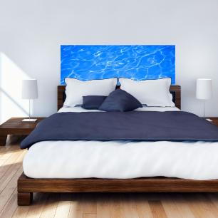WWall decal bedhead View of the calm sea