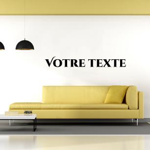 Wall sticker customisable text Classic Attractive