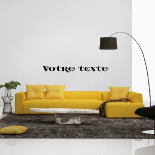 Wall decal Personalized Text  Classic magic