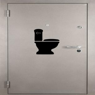 Sticker toilettes Cuvette de wc