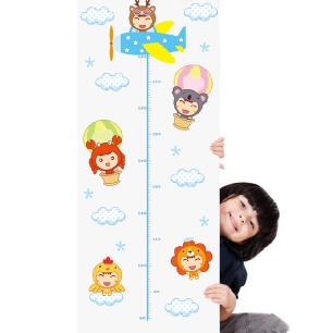 Wall decal Kidmeters children disguised as animals