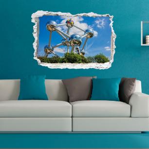 Wall decal Landscape Atomium