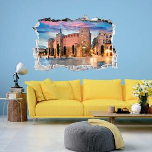 Wall decal Landscape the old Roman gate of Barcelona