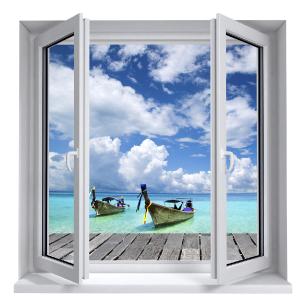 Wall decal Landscape Rest at the sea