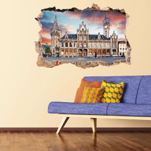 Wall decal Landscape city of Ghent