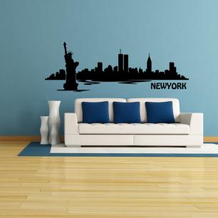 Wall decal View New York