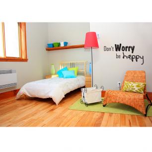Wall decal Home Worry Happy