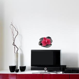 Wall decal ZEN Red on black