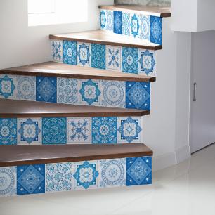 Wall stickers stair tiles annelore x 2