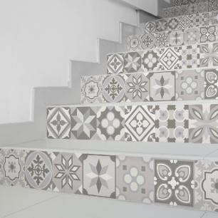 Wall decal stair tiles chania x 2