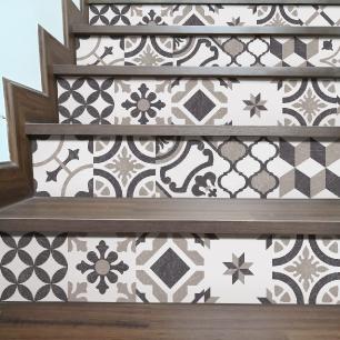 Wall decal stair tiles hilono x 2