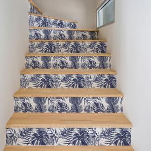 Wall decal tropical stair Puerto Varas x 2