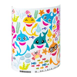 Stickers glow in the dark sea animals sharks and fish friends