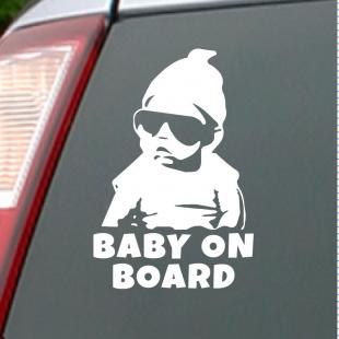 Adesivi e Stickers Auto - Adesivo Baby a bordo sbronza