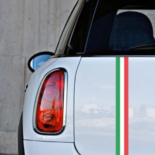 Stickers bande adhesive autocollante déco murale drapeau italie france bmw