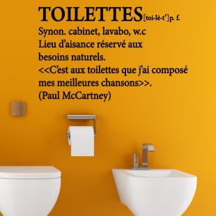 Stickers muraux toilettes : décorez vos WC avec humour