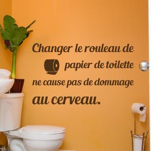 Wall Stickers Wc Quote Changer Le Rouleau De Papier De Toilette Wall Decals Quote Wall Stickers French Ambiance Sticker