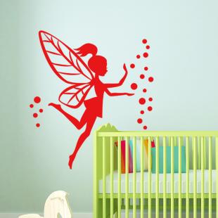 Stickers phosphorescent fée – stickers enfant fee - ambiance-sticker