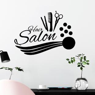 Sticker Hair salon accessoires de coiffure – Stickers