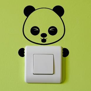 Download Sticker Interrupteur Panda Tirant La Langue Ambiance - Stickers  Panda Interrupteur - Full Size PNG Image - PNGkit