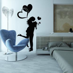 Amour love French vinyl stickers wall sticker decor 