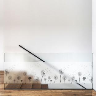 Vinilo opaco y privacidad para ventana 2 metros x 40 cm art déco