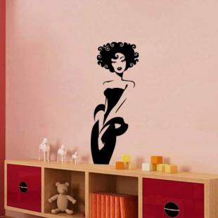 Stickers muraux chambre fille - Glamour et féerique