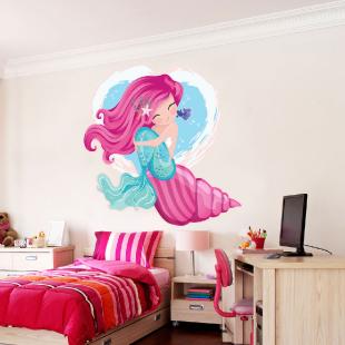 Dolphin Wall Stickers & Decals x16 Tile Fish Nautical Vinyl Kid Bedroom Sea Life 