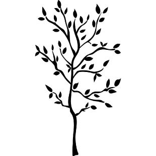Sticker mural Branche d'un arbre au printemps