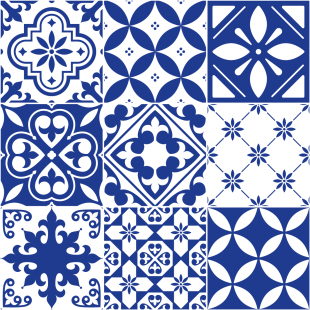 Sticker carrelage - Azulejos portugais