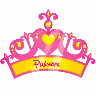Kinderzimmer Wandtattoo Namen Prinz für Jungen mit 👑 Krone gestalten