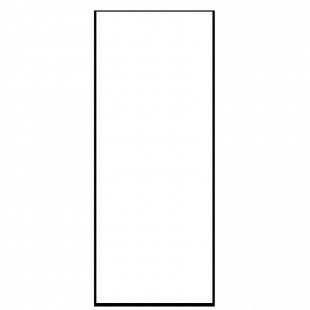 Sticker tableau blanc classique rectangulaire pour portes