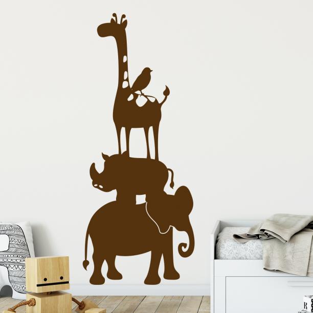 Sticker animaux Jazzy, décoration enfant et bébé – Série-Golo