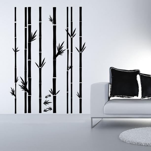 Stickers Bambou - Autocollant muraux bambou deco nature