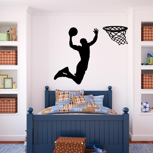 Stickers Basket pour tous les sportifs pour chambre ado - TenStickers