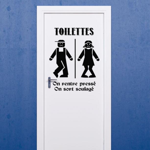 Toilettes Usage Limite A 5 Min, Pancarte En Métal Panneau Poster
